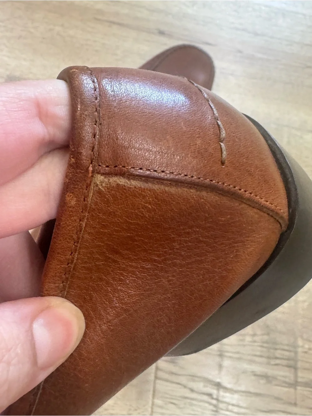 Cole Haan Brown Leather Bit Loafers